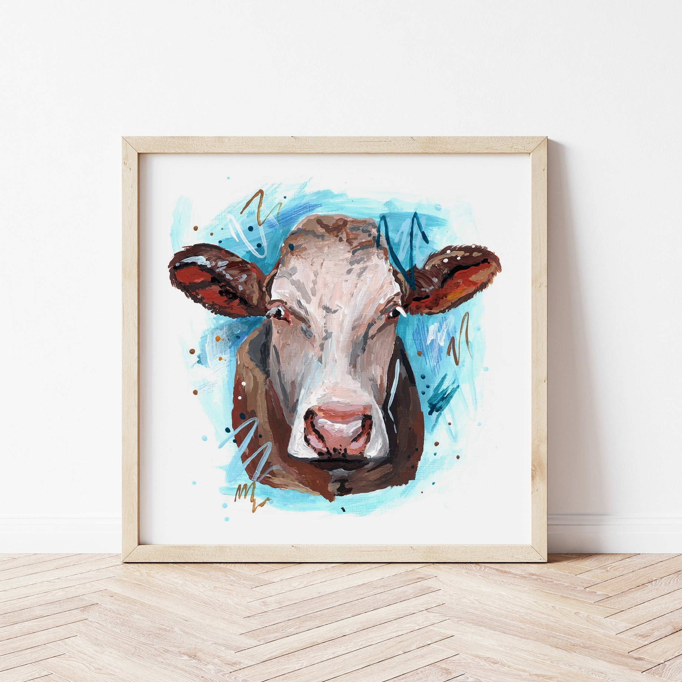 Hereford Cow Fine Art Print