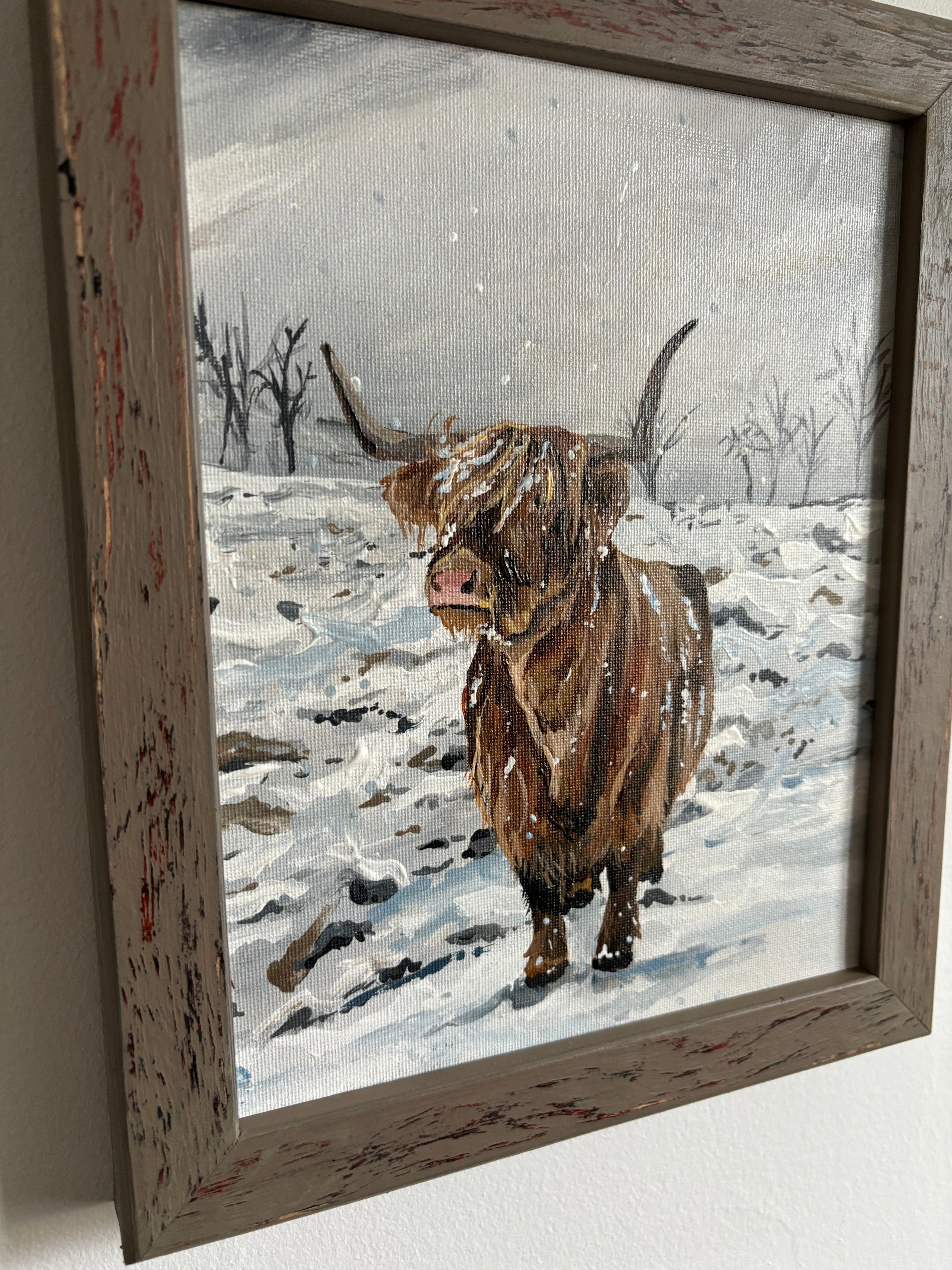 ‘Snowy Highland’ Framed Original