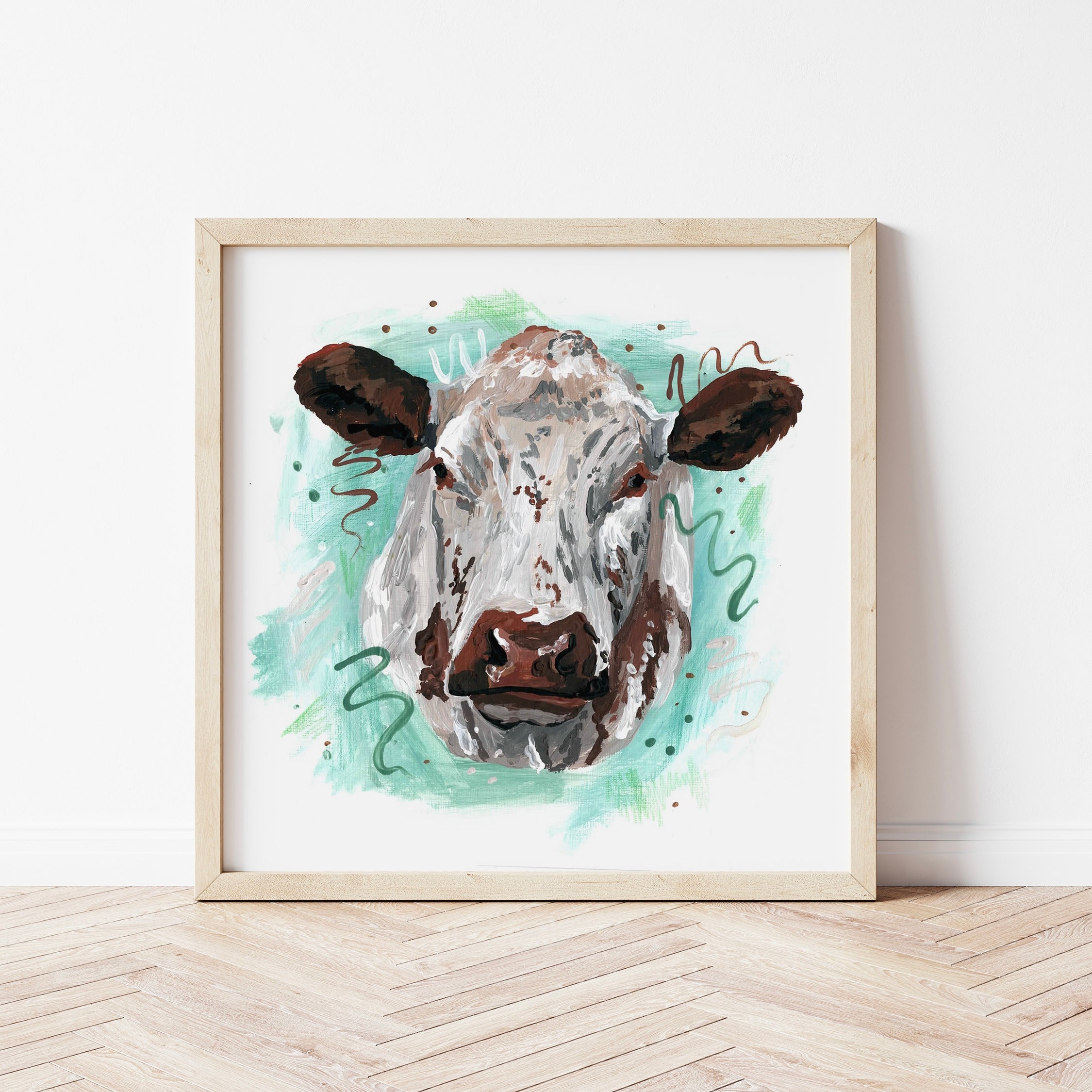 Speckled Park Cow Fine Art Print