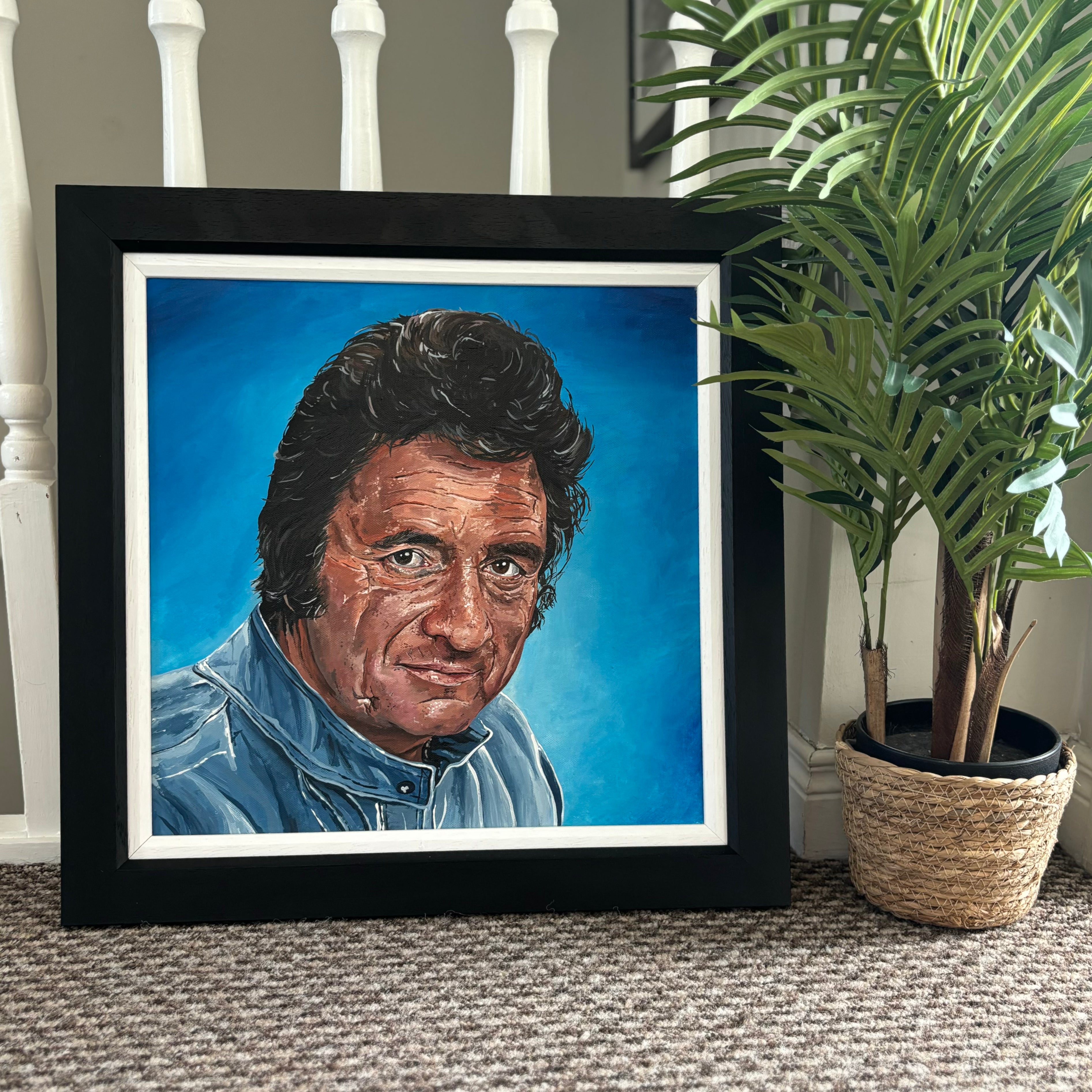 Johnny Cash Original Acrylic Painting