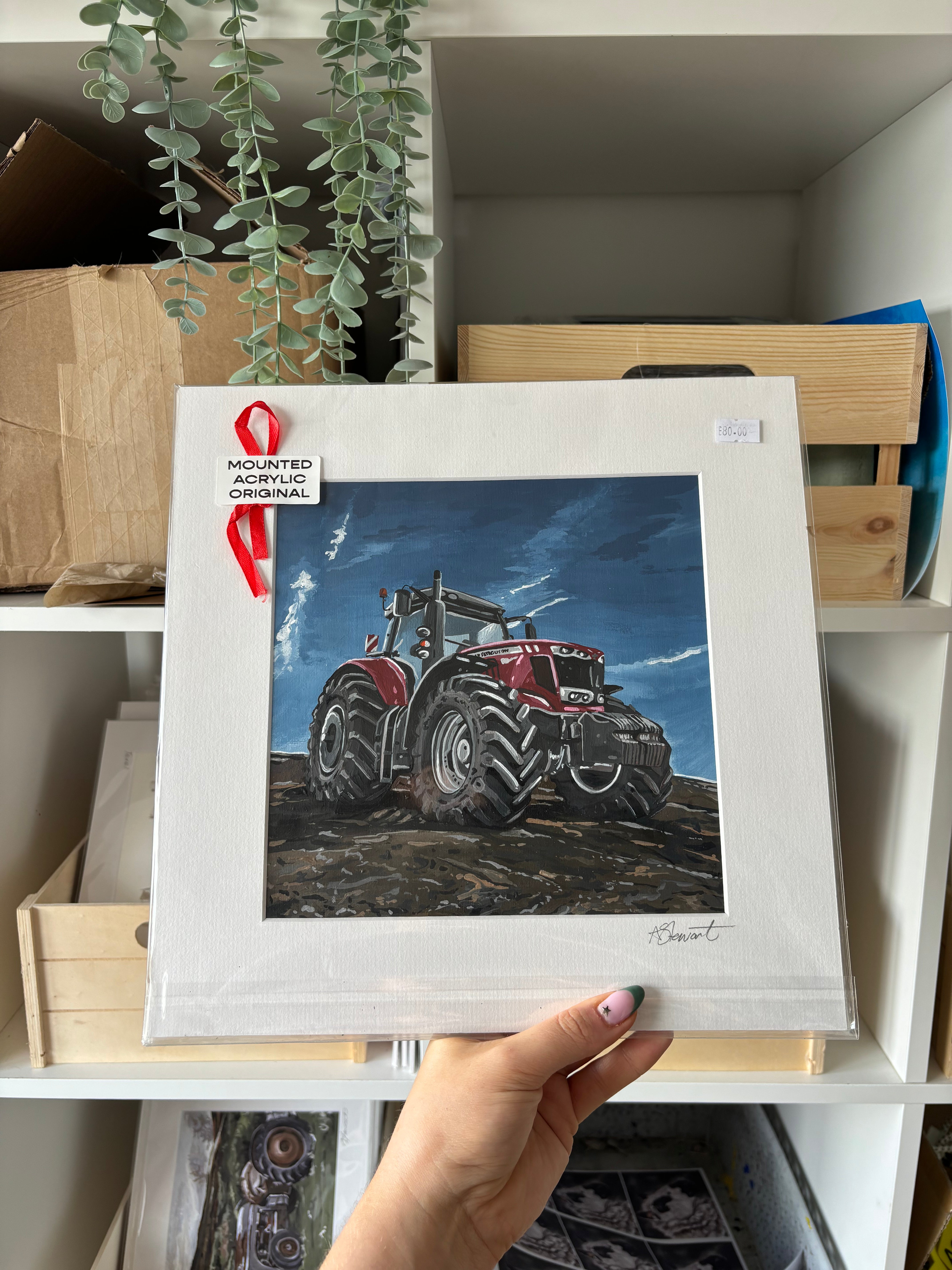 Massey Ferguson Original Acrylic Painting