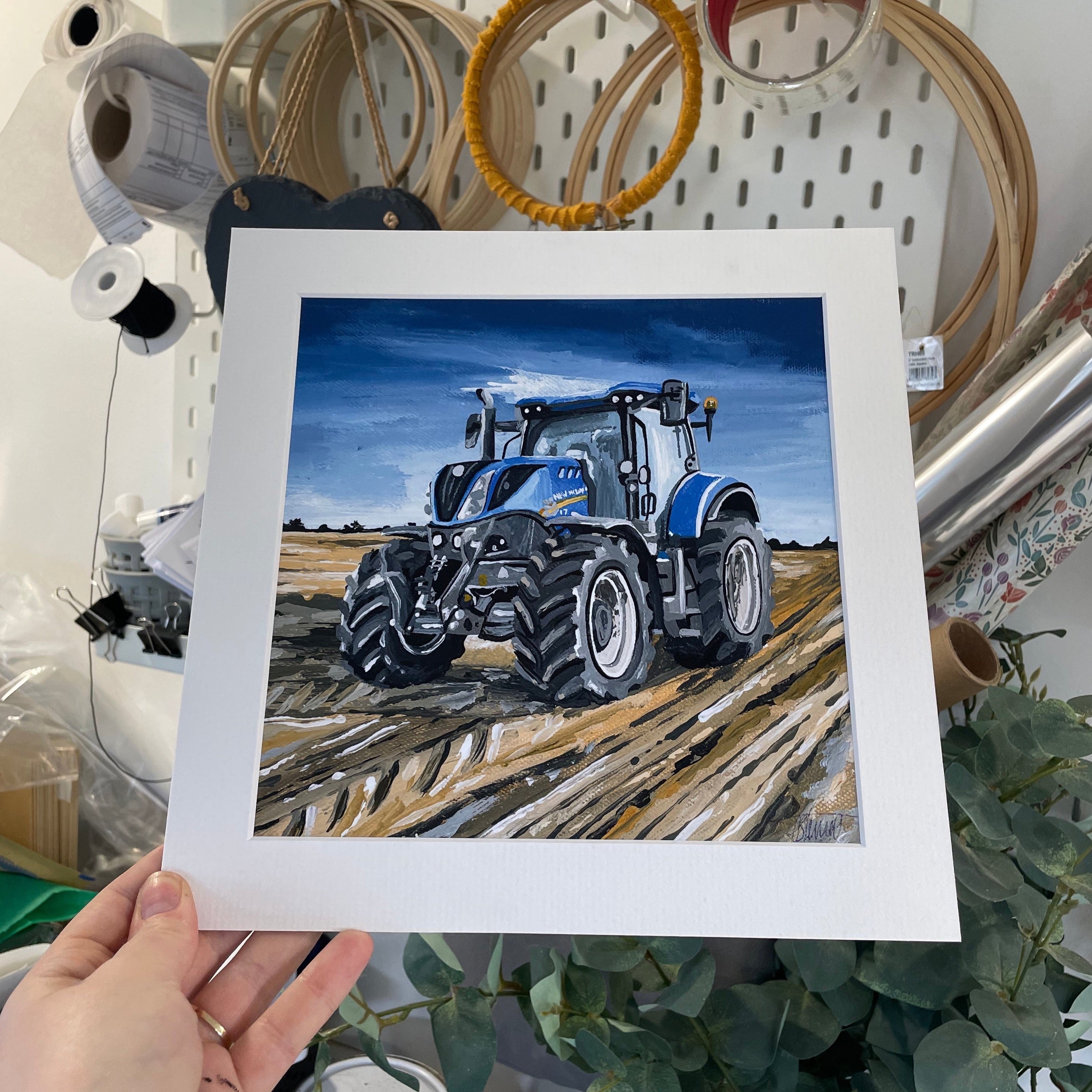 New Holland Mounted Print