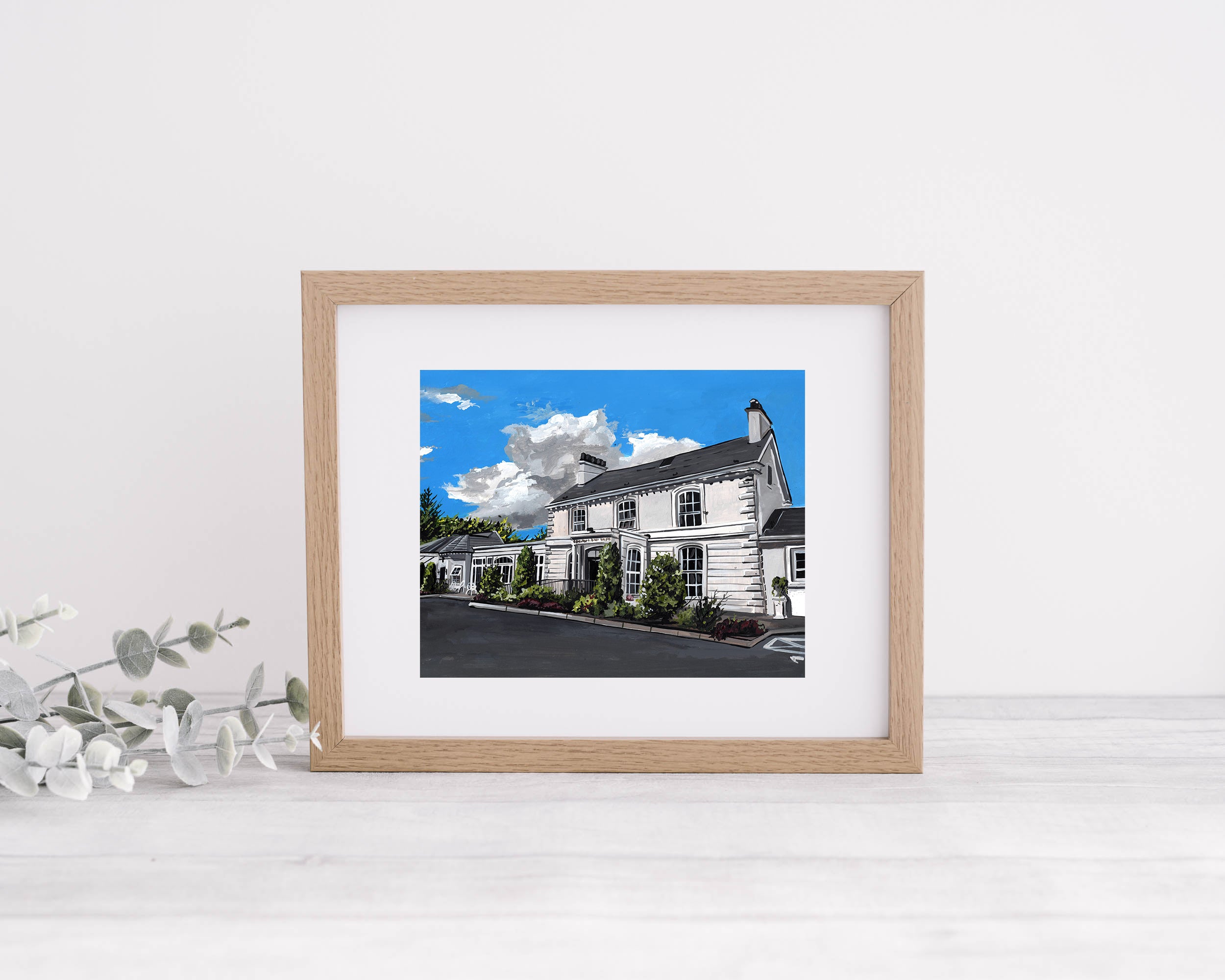 Leighinmohr House Hotel Fine Art Print