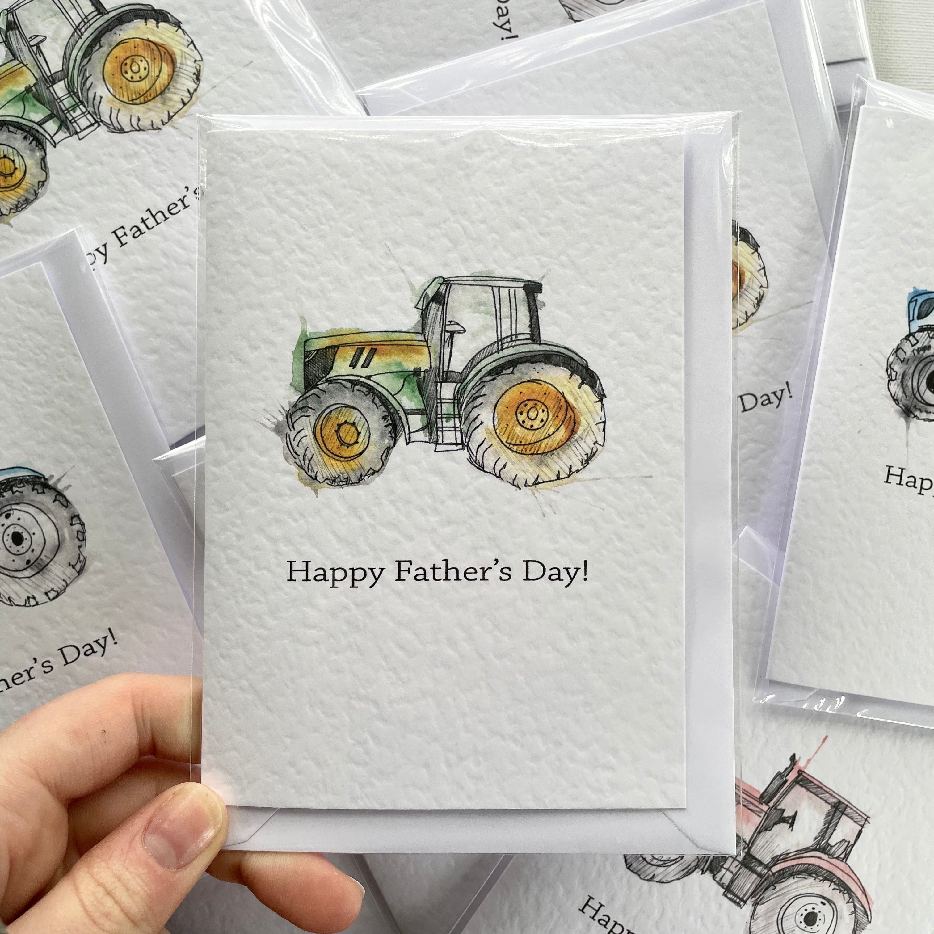 Father’s Day John Deere A6 Card