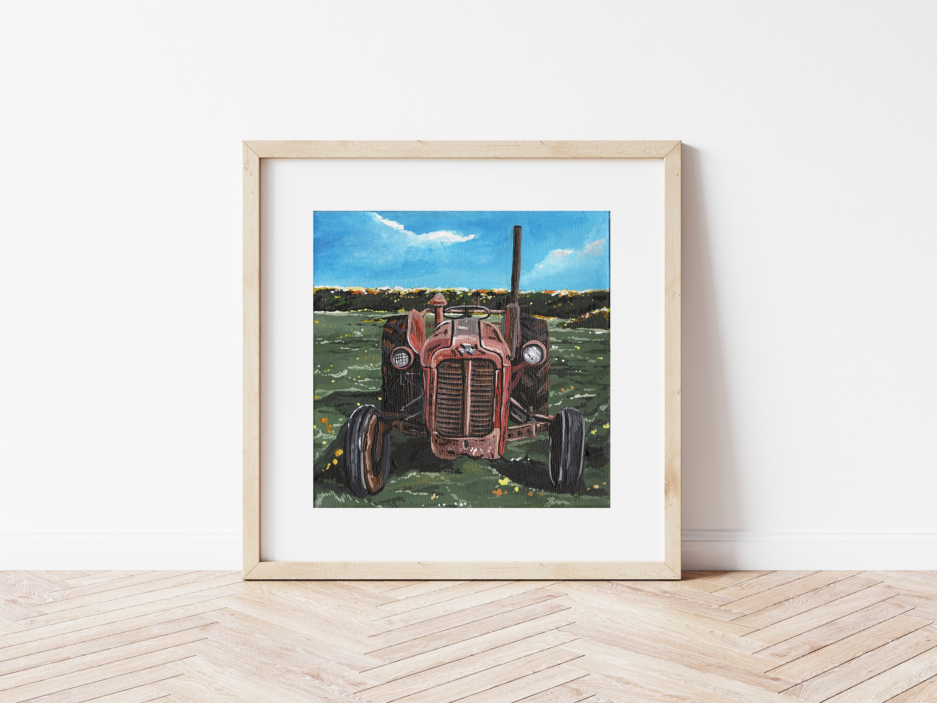 Massey Ferguson 35 Mounted Art Print