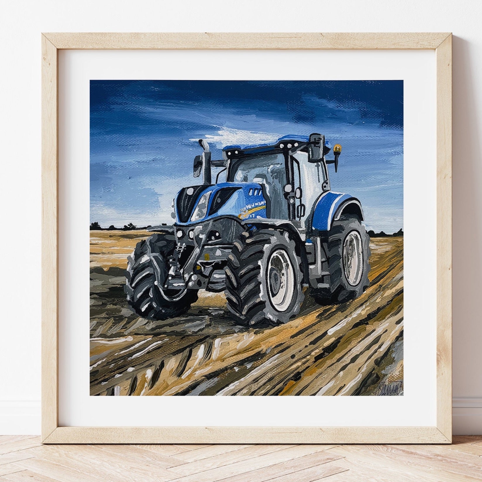 New Holland Mounted Print