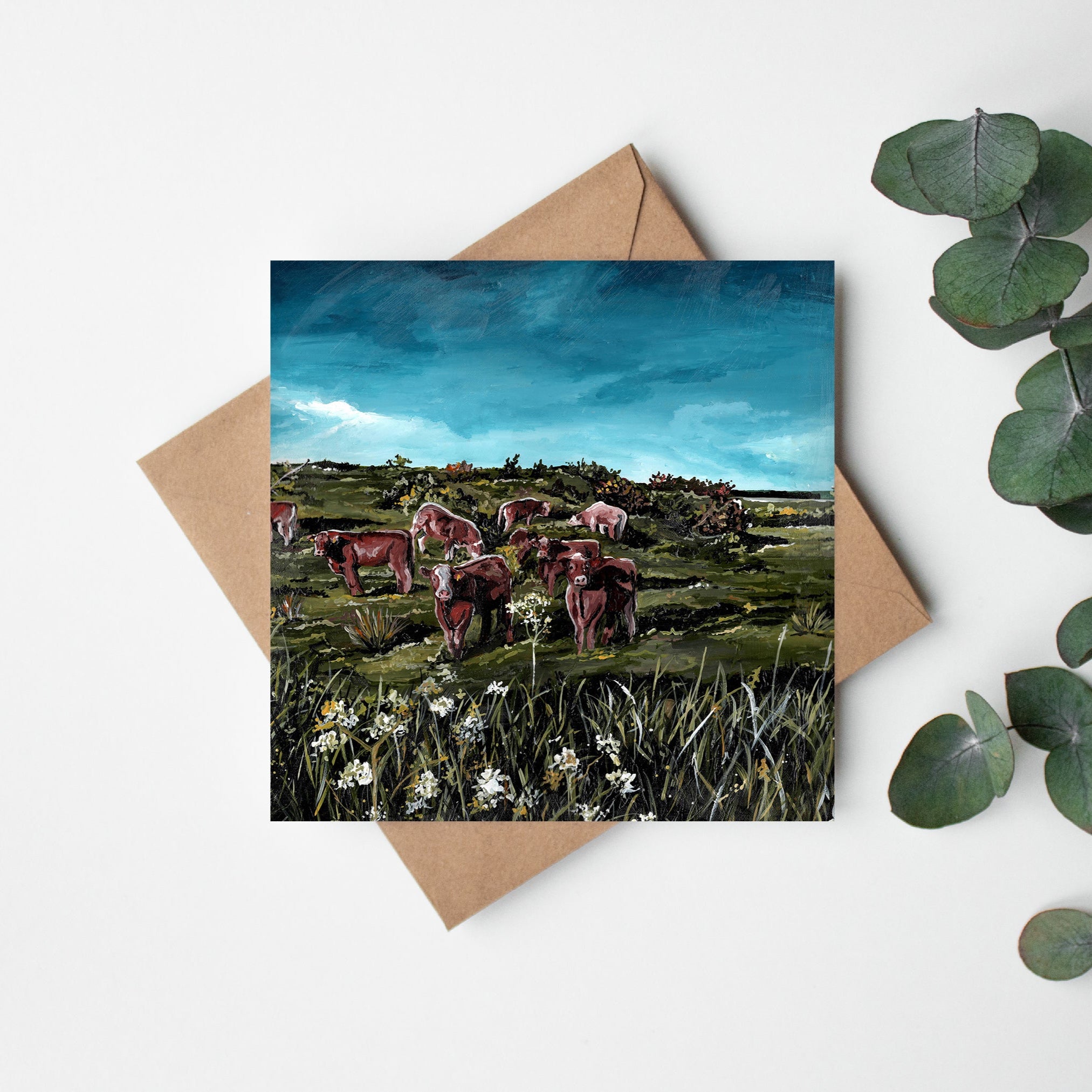 'The Meadow" Greeting Card