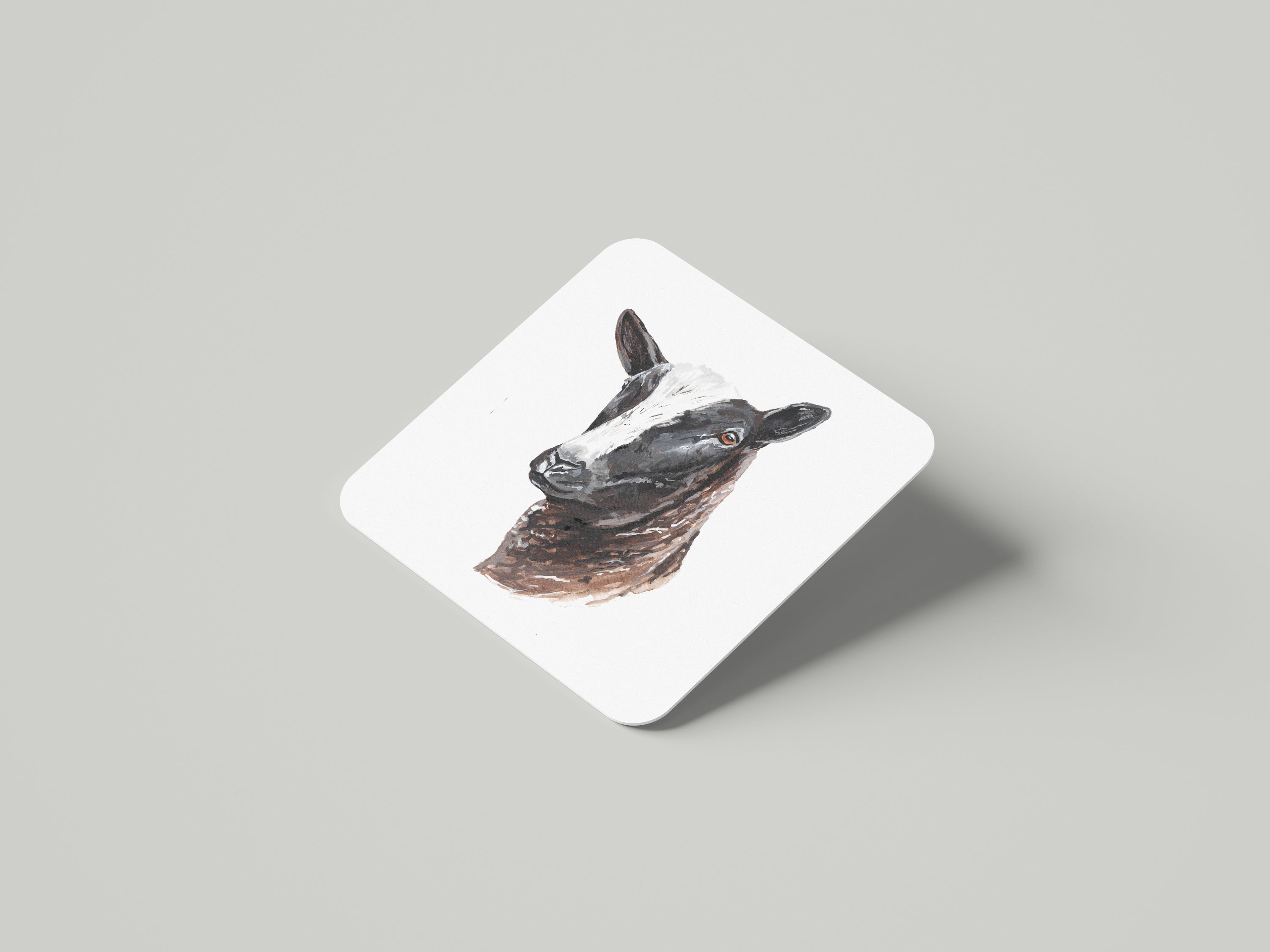 Zwartble Sheep Coaster